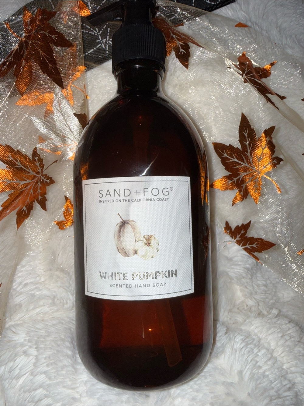 Sand and fog - White Pumpkin Scented Hand Soap